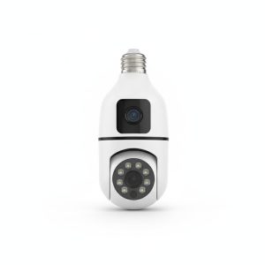4MP Dual Lens Bulb Holder CCTV Camera